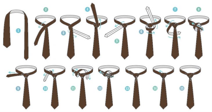 как завязать узкий галстук узлом эдбридж