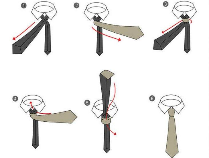 как завязать узкий галстук узлом кавендиш