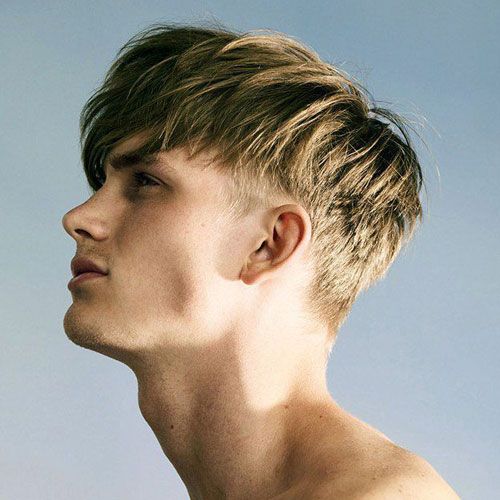 Мужская стрижка Горшок 2022 (50+ фото): прическа с резким переходом и выбритыми висками, как стричь на короткие и длинные волосы, стильные идеи2