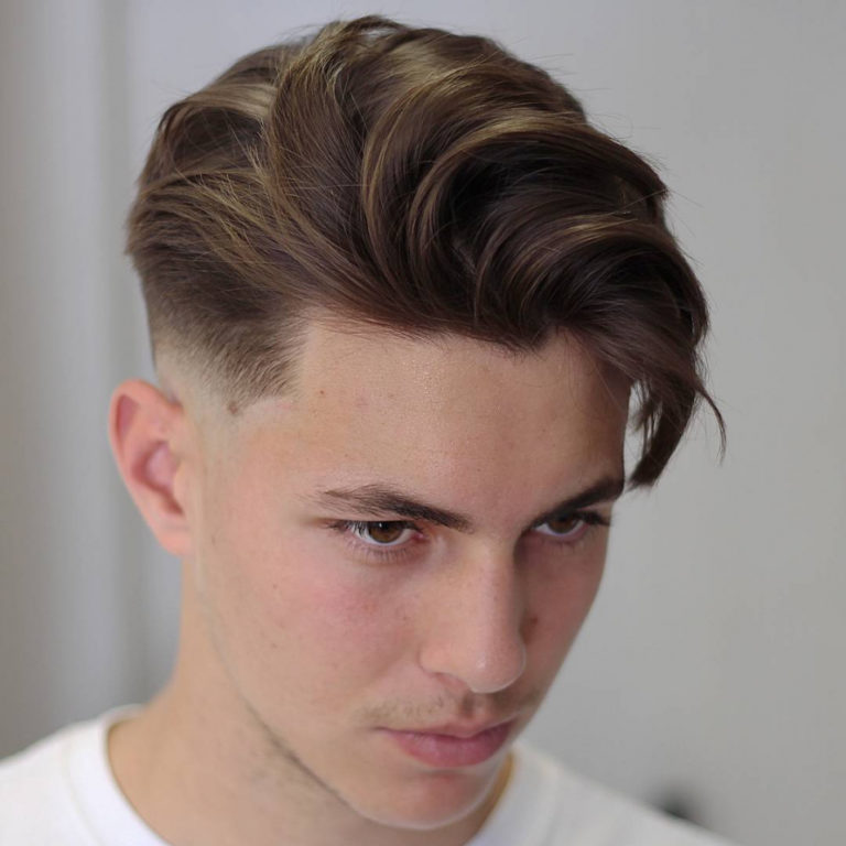 Quiff стрижка мужская