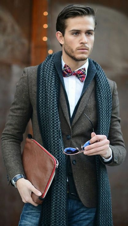 галстук в стиле бизнес кэжуал для мужчин