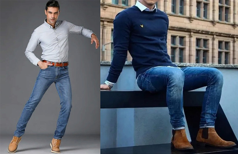 Какую обувь носить с джинсами мужчинам