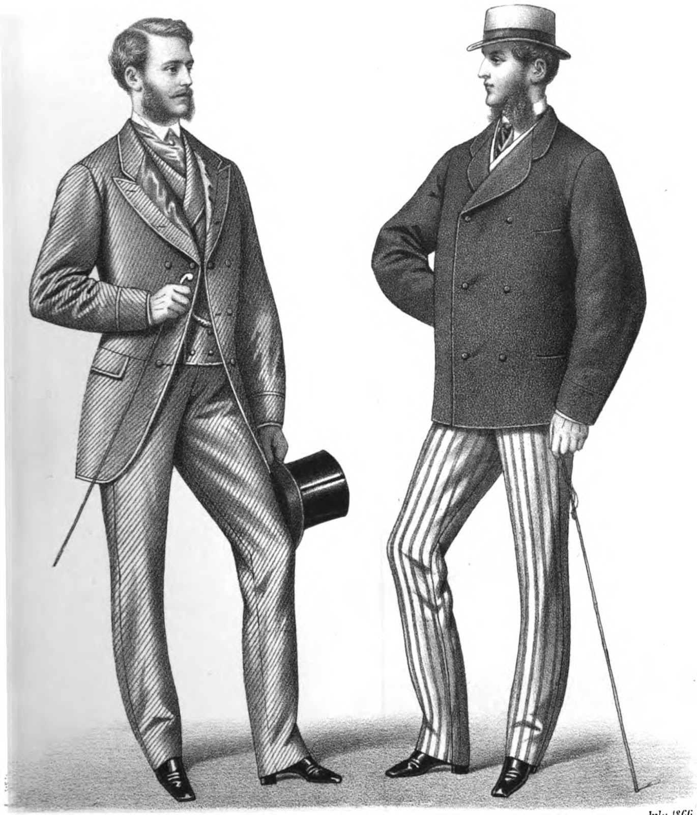 Одежда мужчин 19 века