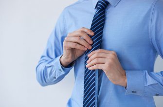 Длина галстука у мужчин