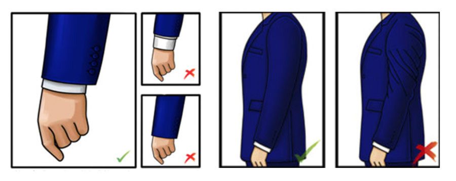 Длина рукава мужского пиджака: от чего зависит и какой должна быть
