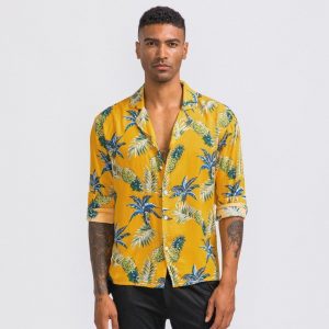 желтая гавайская рубашка