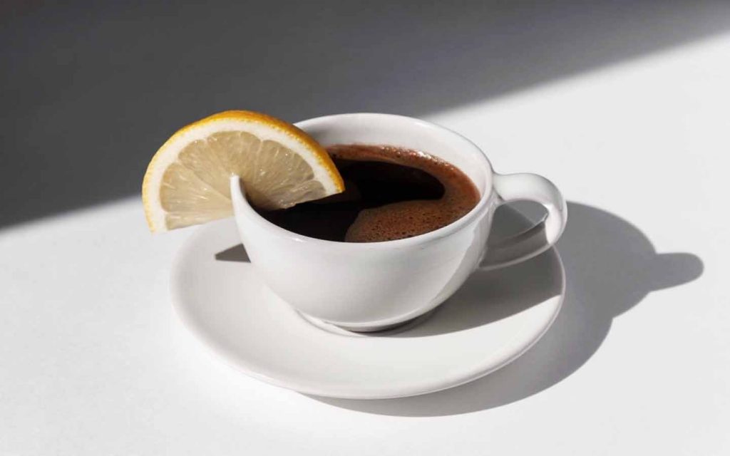 Растворимый кофе с лимоном