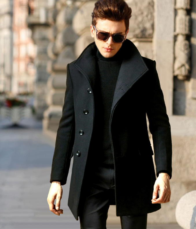 Длина мужского пальто