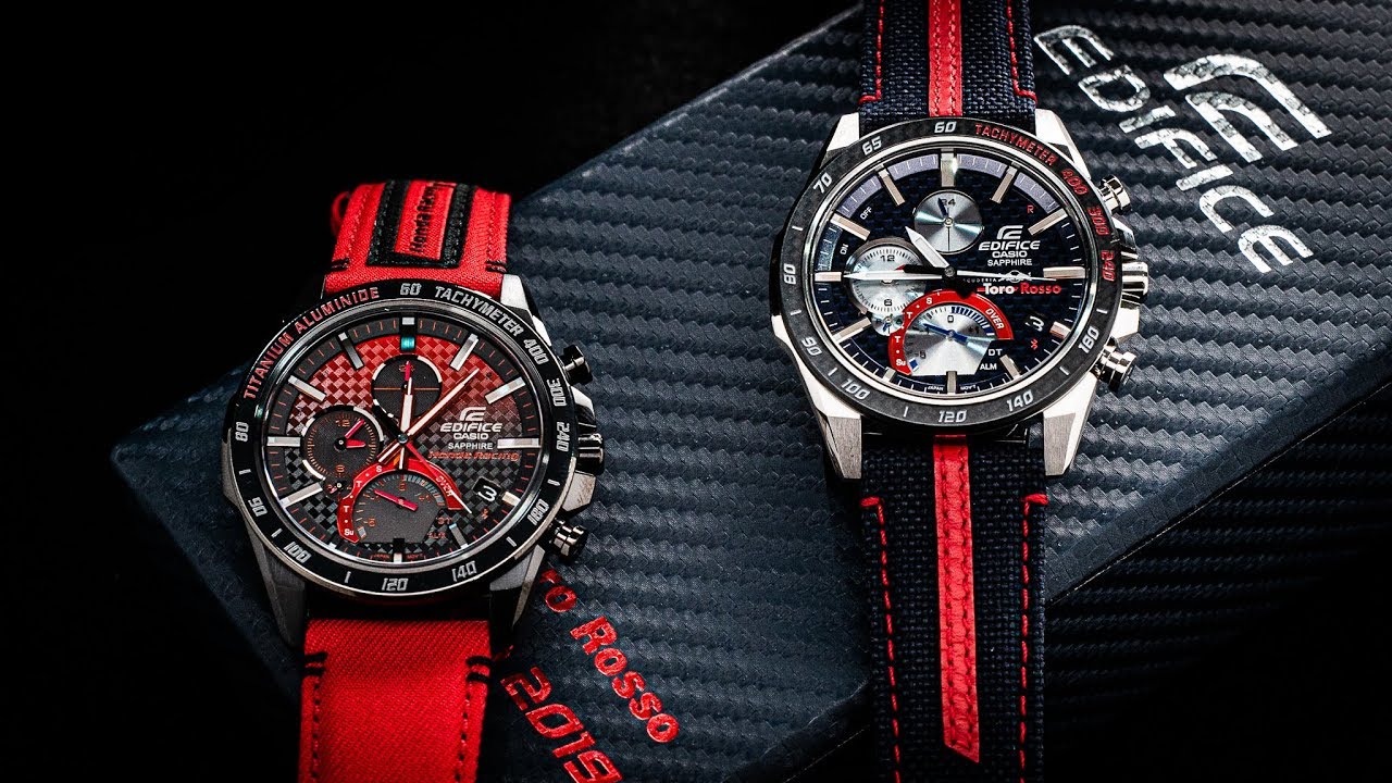 Часы Casio Edifice Scuderia Toro Rosso EQB-1000TR