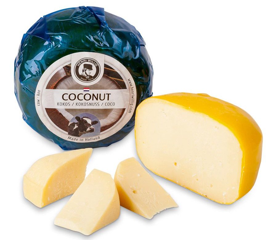 Веганский сыр на основе кокосового молока