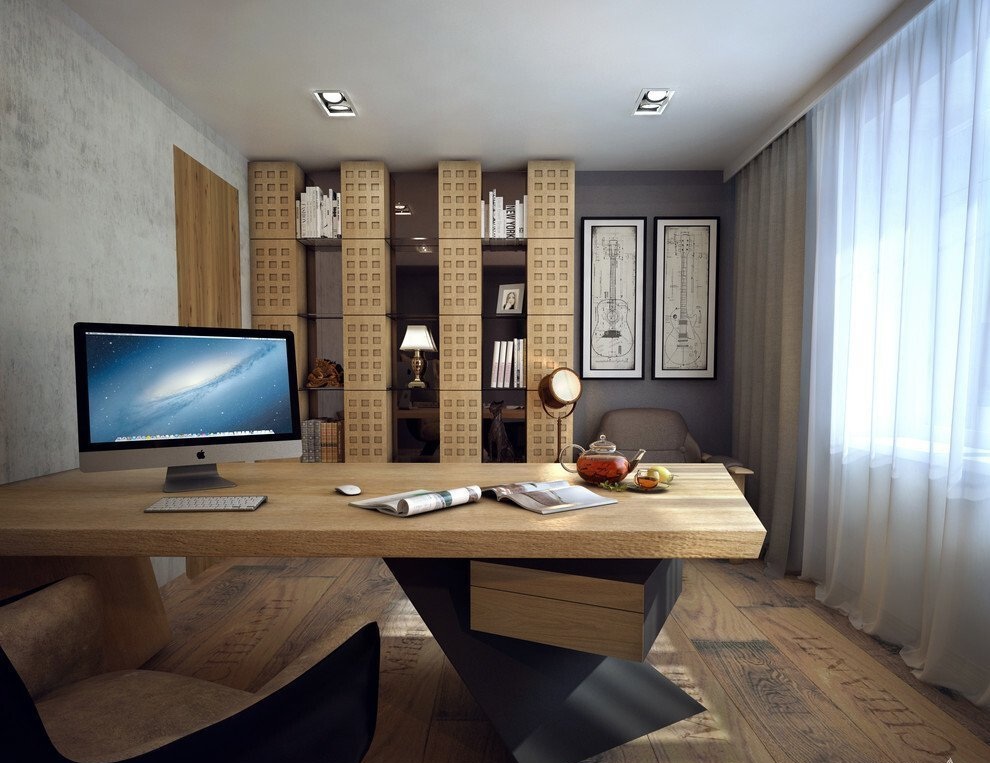 Дизайн личного кабинета в квартире