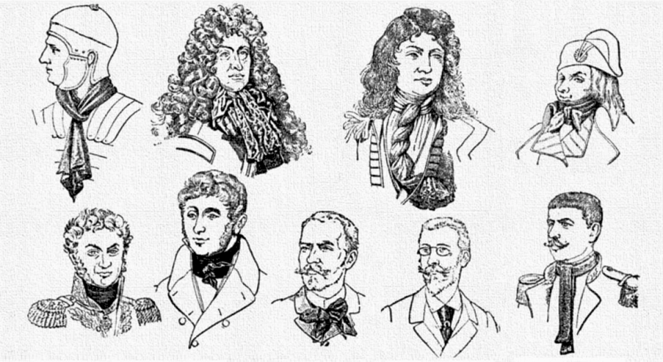 История появления мужских галстуков
